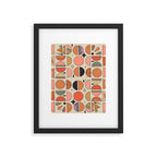 Retro Fruits Framed Art Print Gallery Image 5