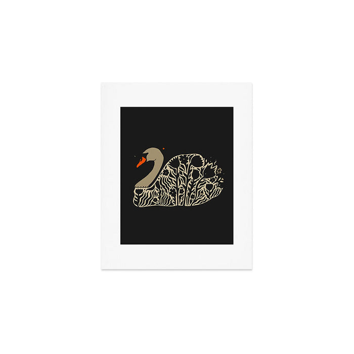 Swan Art Print Gallery Image 1