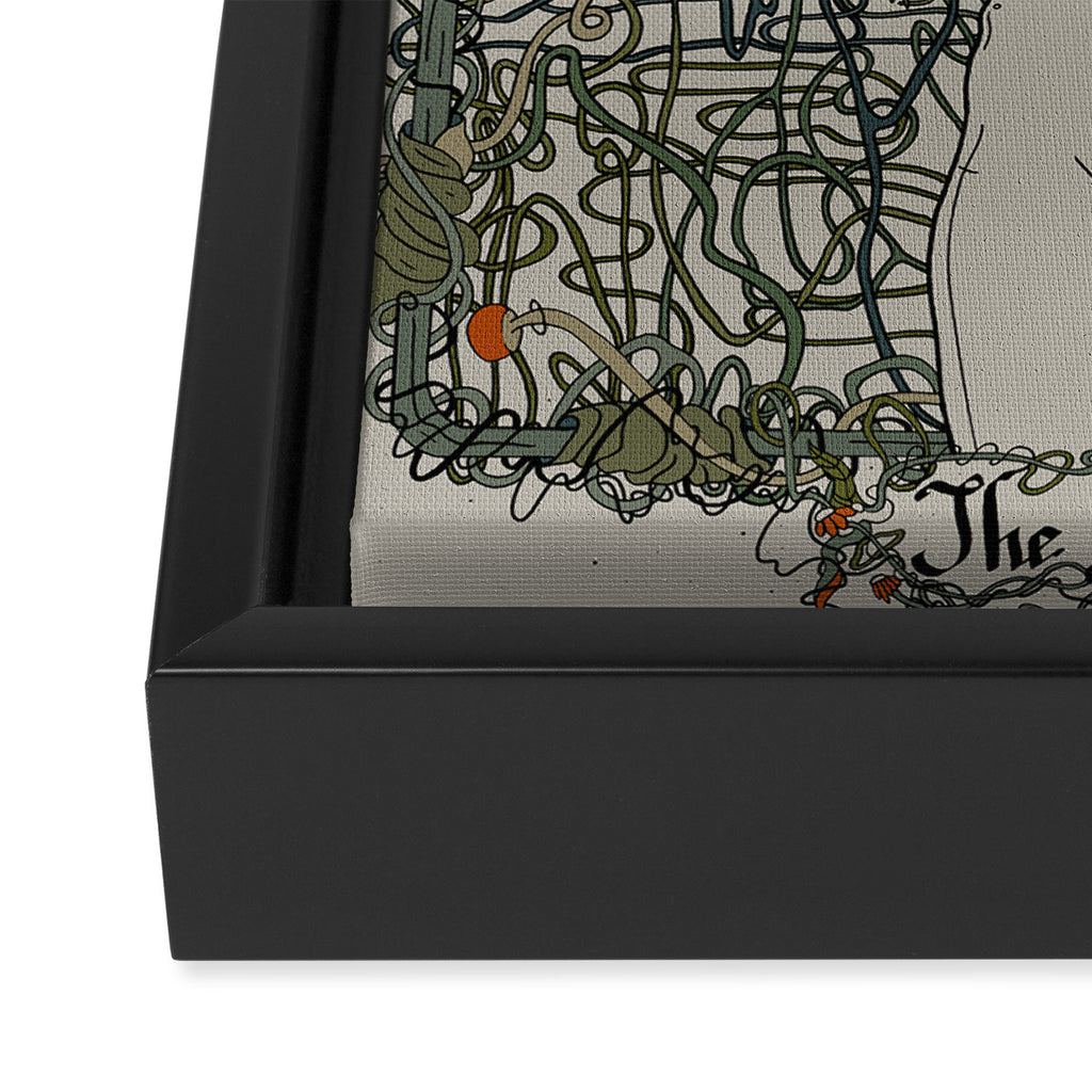 The Butterfly Framed Canvas Print Gallery Image 3