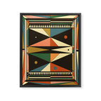 The Vintage Stripe Framed Canvas Print Gallery Image 6