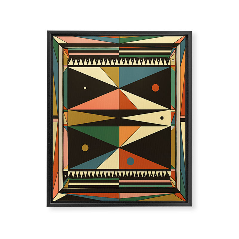The Vintage Stripe Framed Canvas Print Gallery Image 6