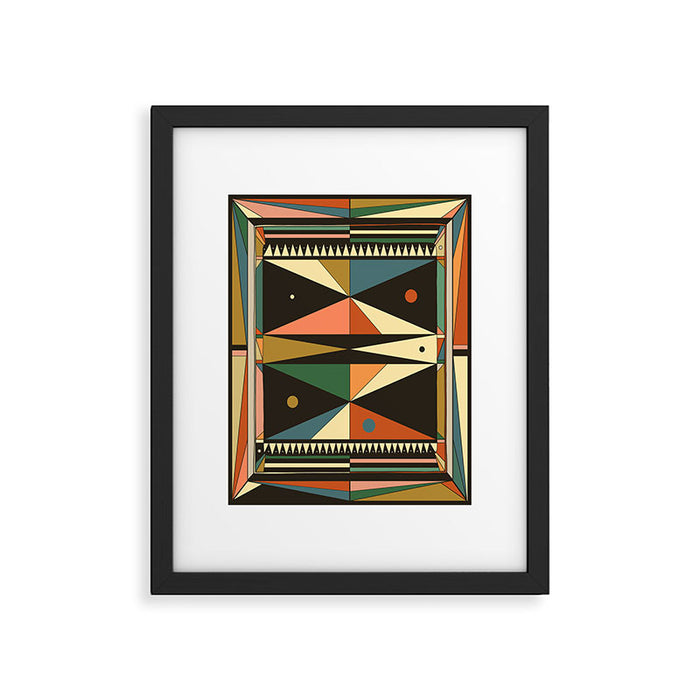 The Vintage Stripe Framed Art Print Gallery Image 1