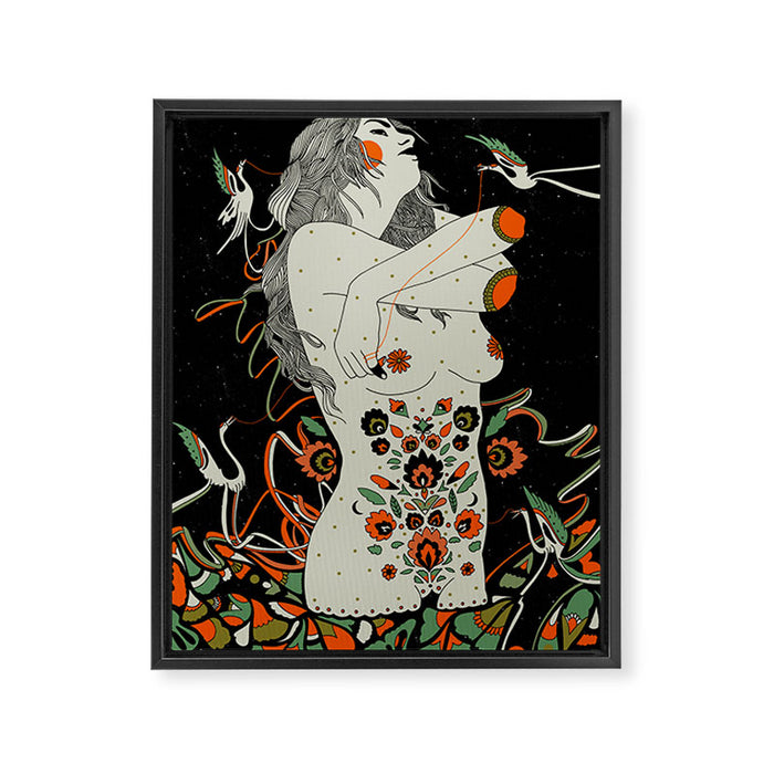 Unseen Splendor Framed Canvas Print Gallery Image 1
