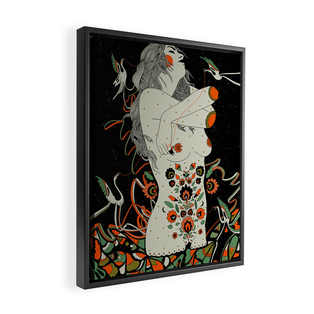 Unseen Splendor Framed Canvas Print Gallery Image 2