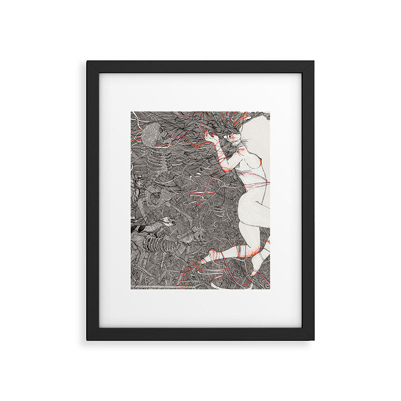 Wild We Are Beasts Framed Art Print Gallery Image 6