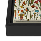 Wildflower Chart Framed Canvas Print Gallery Image 3