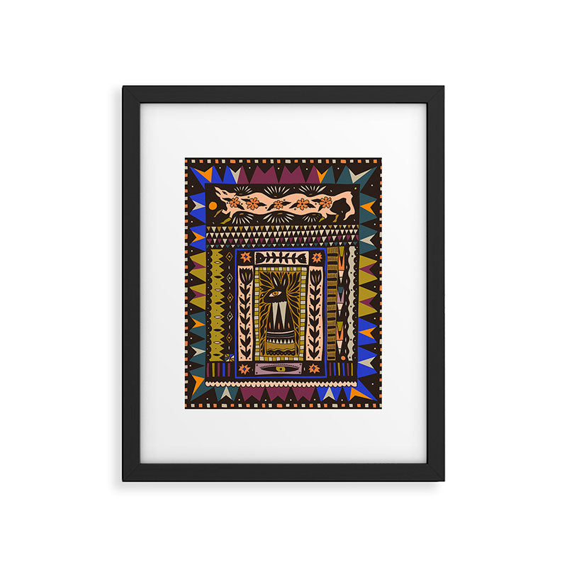 Wolf and The Rabbit Framed Art Print Gallery Image 5