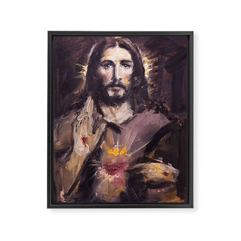 Cor Jesu Sacratissimum II Framed Canvas Print Gallery Image 6