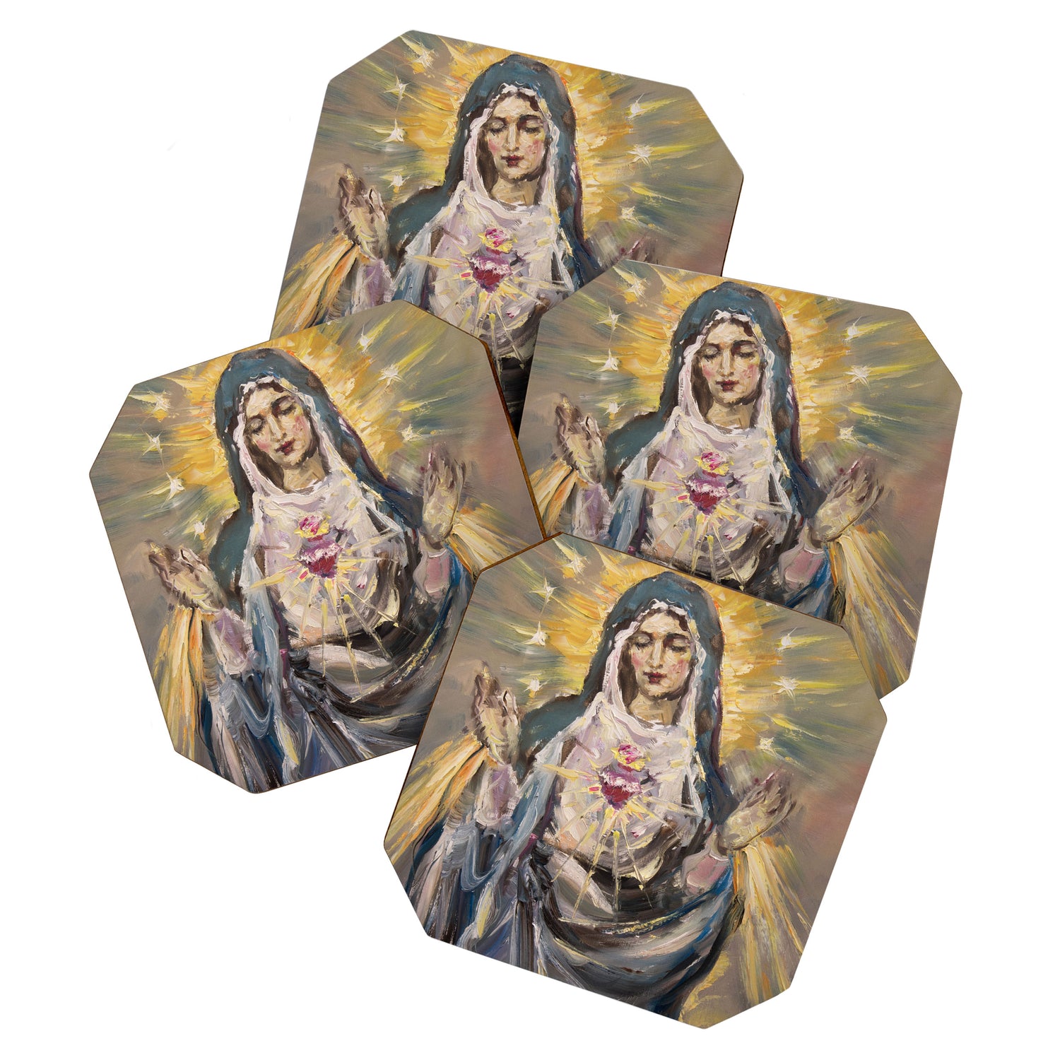 Cor Mariae Immaculatum VI Coaster Gallery Image 1