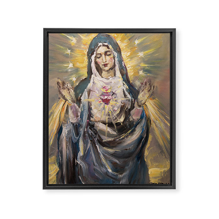 Cor Mariae Immaculatum VI Framed Canvas Print Gallery Image 1