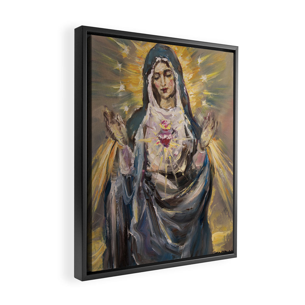Cor Mariae Immaculatum VI Framed Canvas Print Gallery Image 2