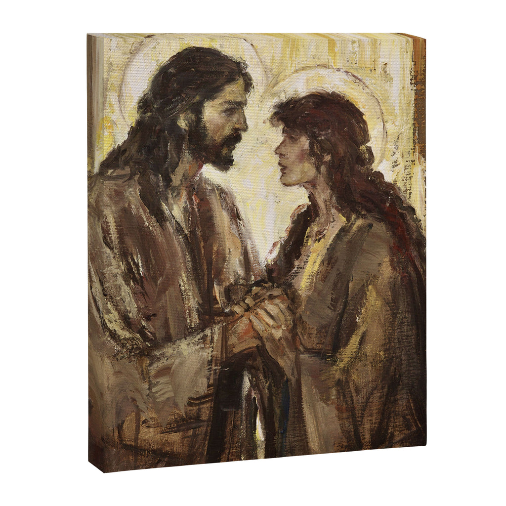 Don't Be Afraid, Mary, Everything Must Be Fulfilled Canvas Print Gallery Image 6