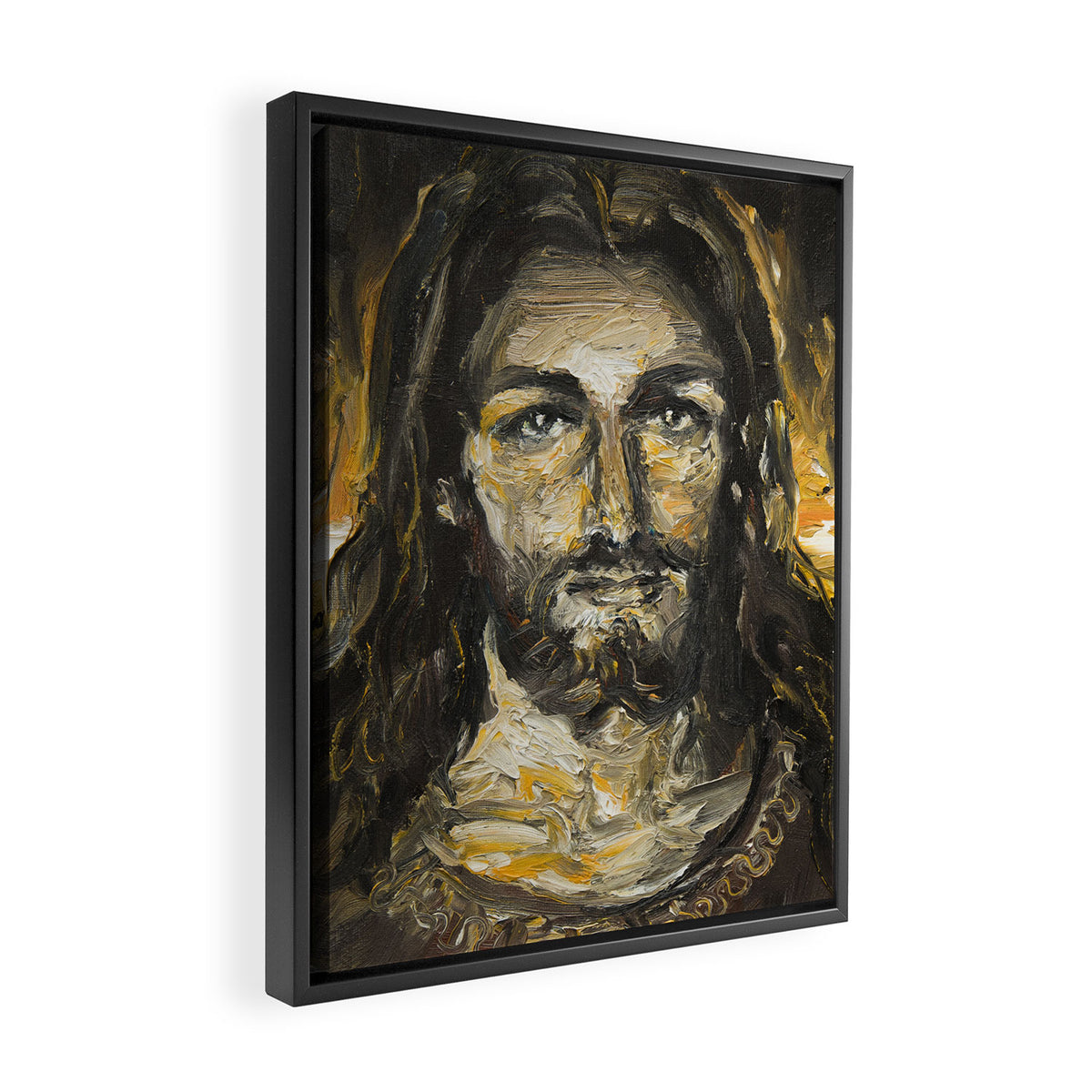 I am the light of the world. (Faustina's Vision) Framed Canvas Print Gallery Image 2
