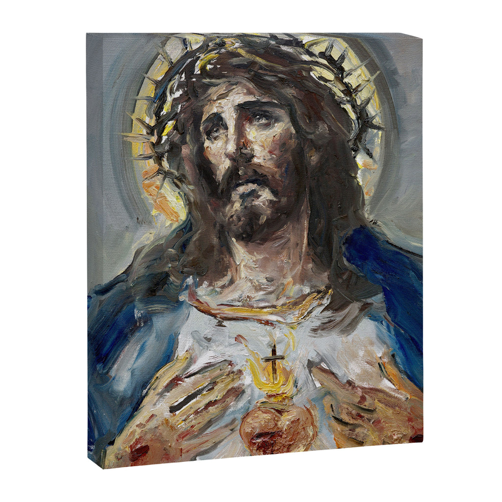 Most Holy Heart Crowned with Thorns Canvas Print Gallery Image 6