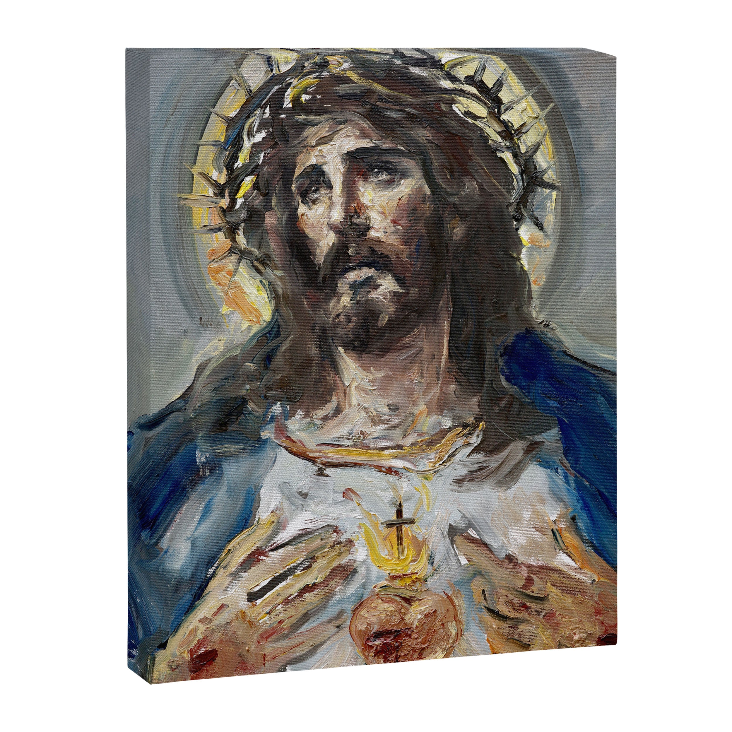 Most Holy Heart Crowned with Thorns Canvas Print Gallery Image 6