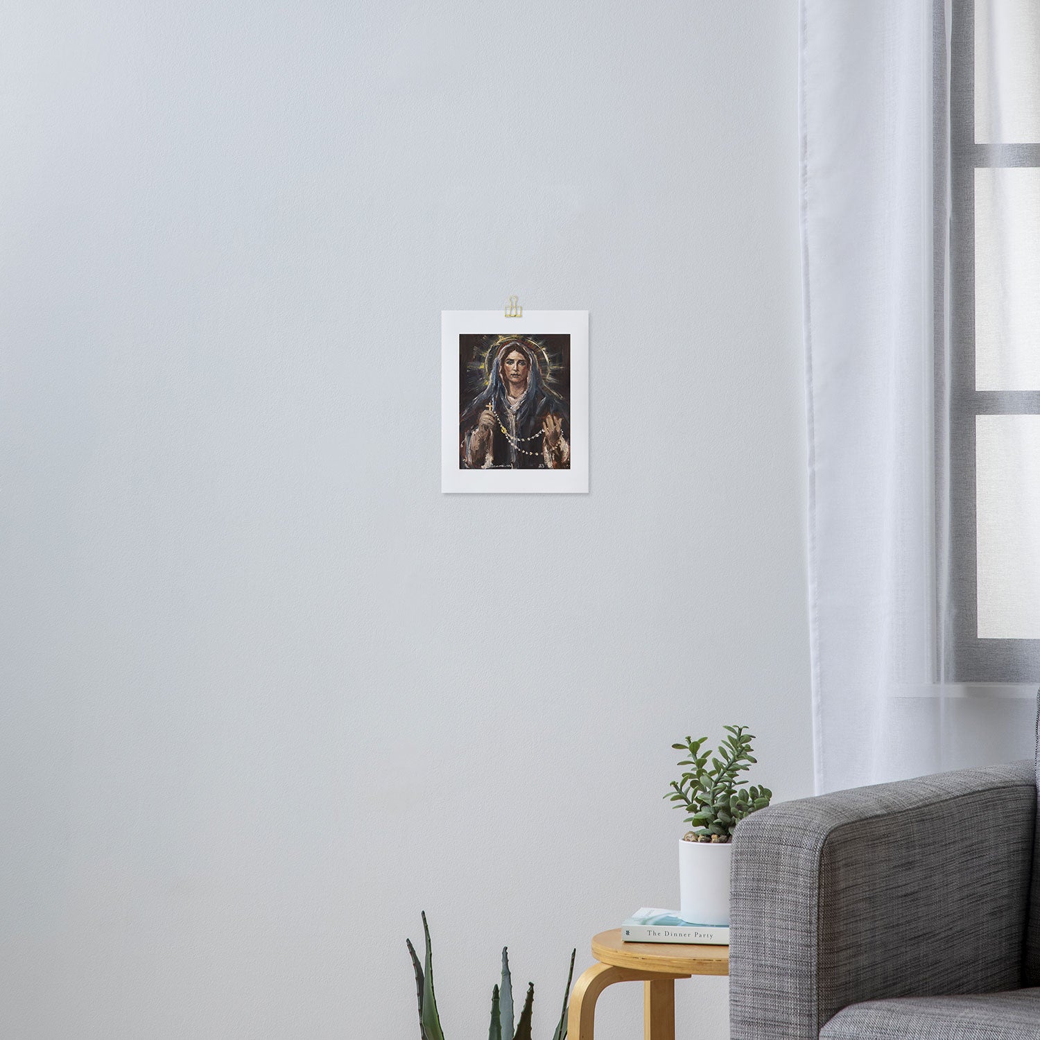 Mother of the Holy Rosary Art Print Gallery Image 3