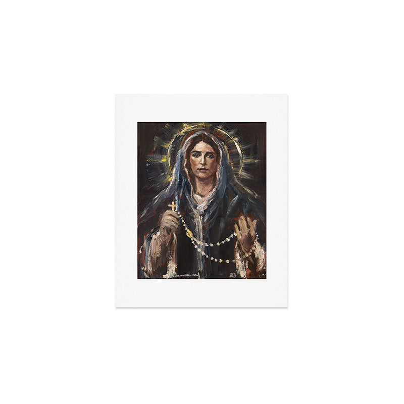 Mother of the Holy Rosary Art Print Gallery Image 1
