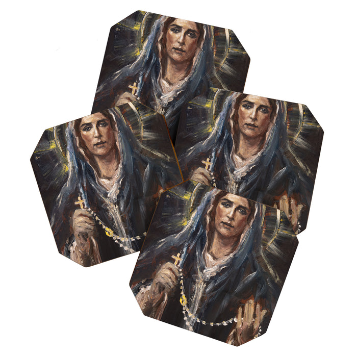 Mother of the Holy Rosary Coaster Gallery Image 1