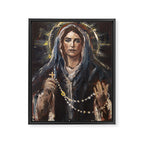 Mother of the Holy Rosary Framed Canvas Print Gallery Image 6