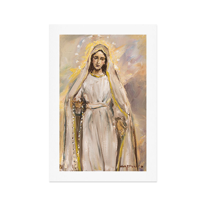 Regina Sacratissimi Rosarii Art Print Gallery Image 1