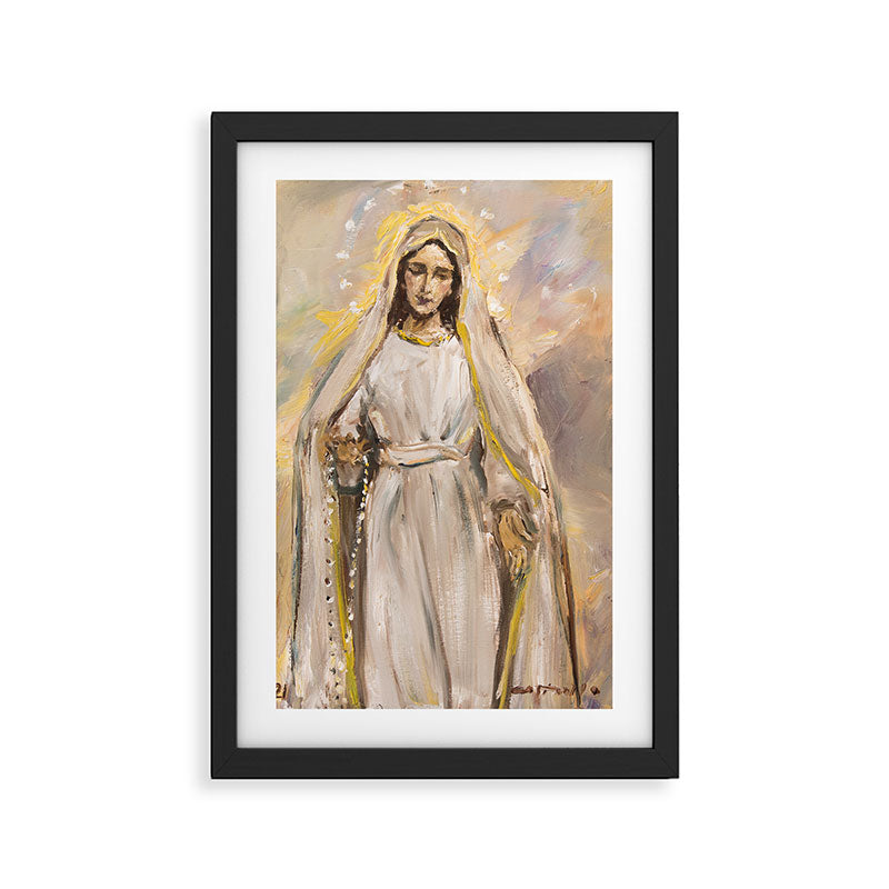 Regina Sacratissimi Rosarii Framed Art Print Gallery Image 2