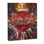 Sacratíssimo Amore (Cor Jesu Sacratissimum) Canvas Print Gallery Image 6