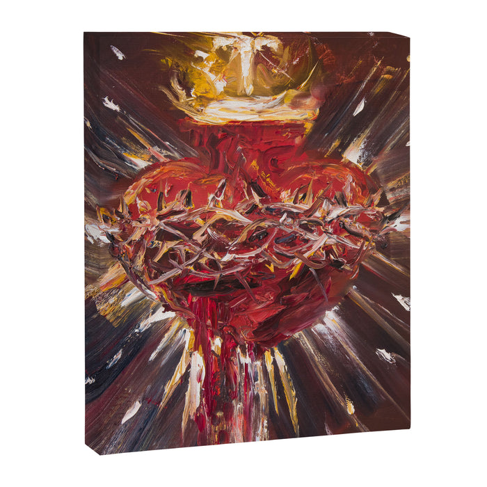 Sacratíssimo Amore (Cor Jesu Sacratissimum) Canvas Print Gallery Image 1
