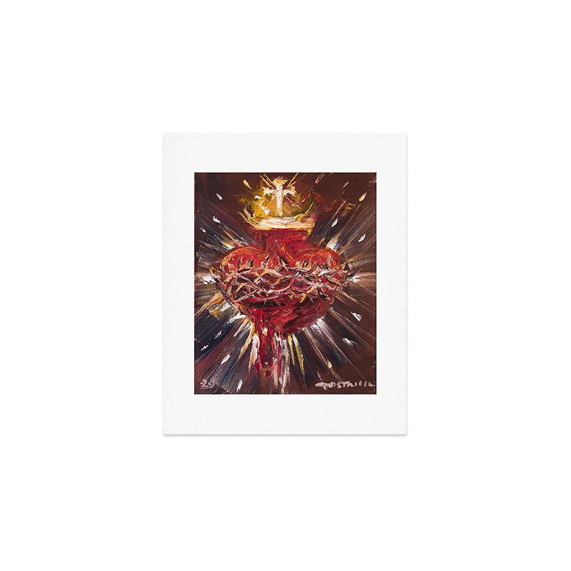 Sacratíssimo Amore (Cor Jesu Sacratissimum) Art Print Gallery Image 1