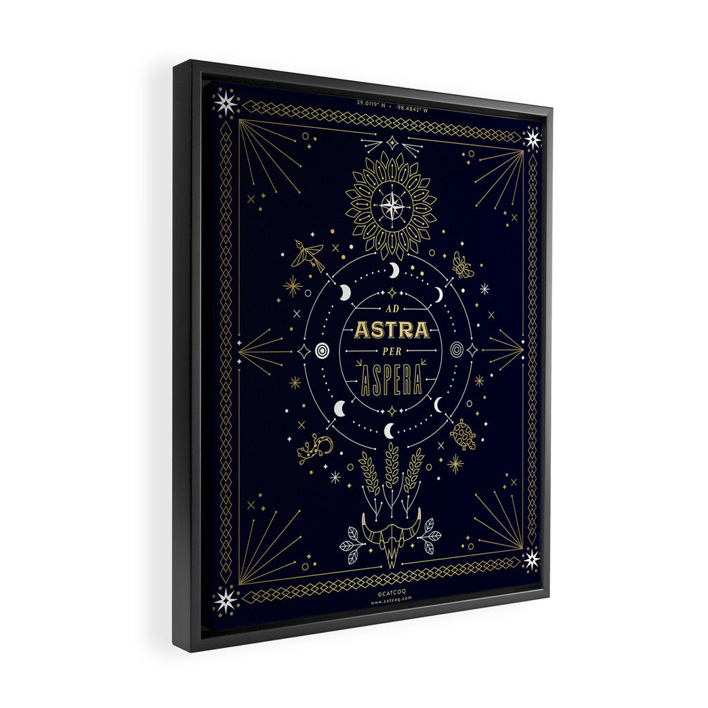 Ad Astra Per Aspera Framed Canvas Print Gallery Image 2