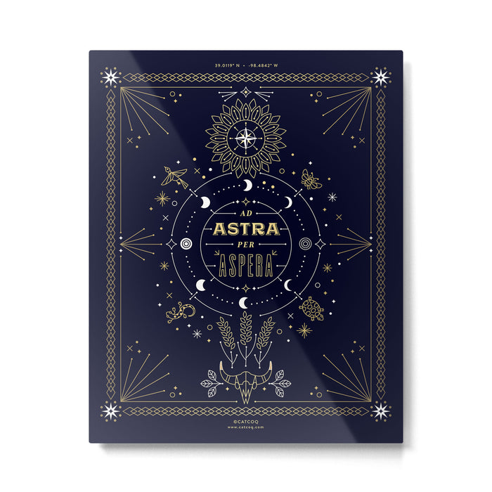 Ad Astra Per Aspera Metal Print Gallery Image 1