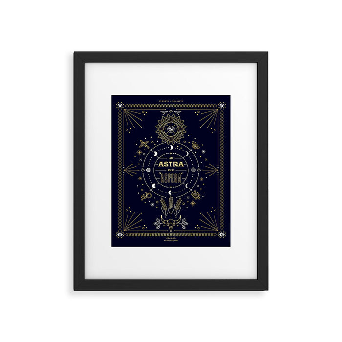 Ad Astra Per Aspera Framed Art Print Gallery Image 1