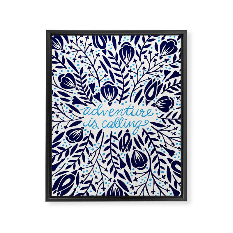 Adventure is Calling - Porcelain Palette Framed Canvas Print Gallery Image 8