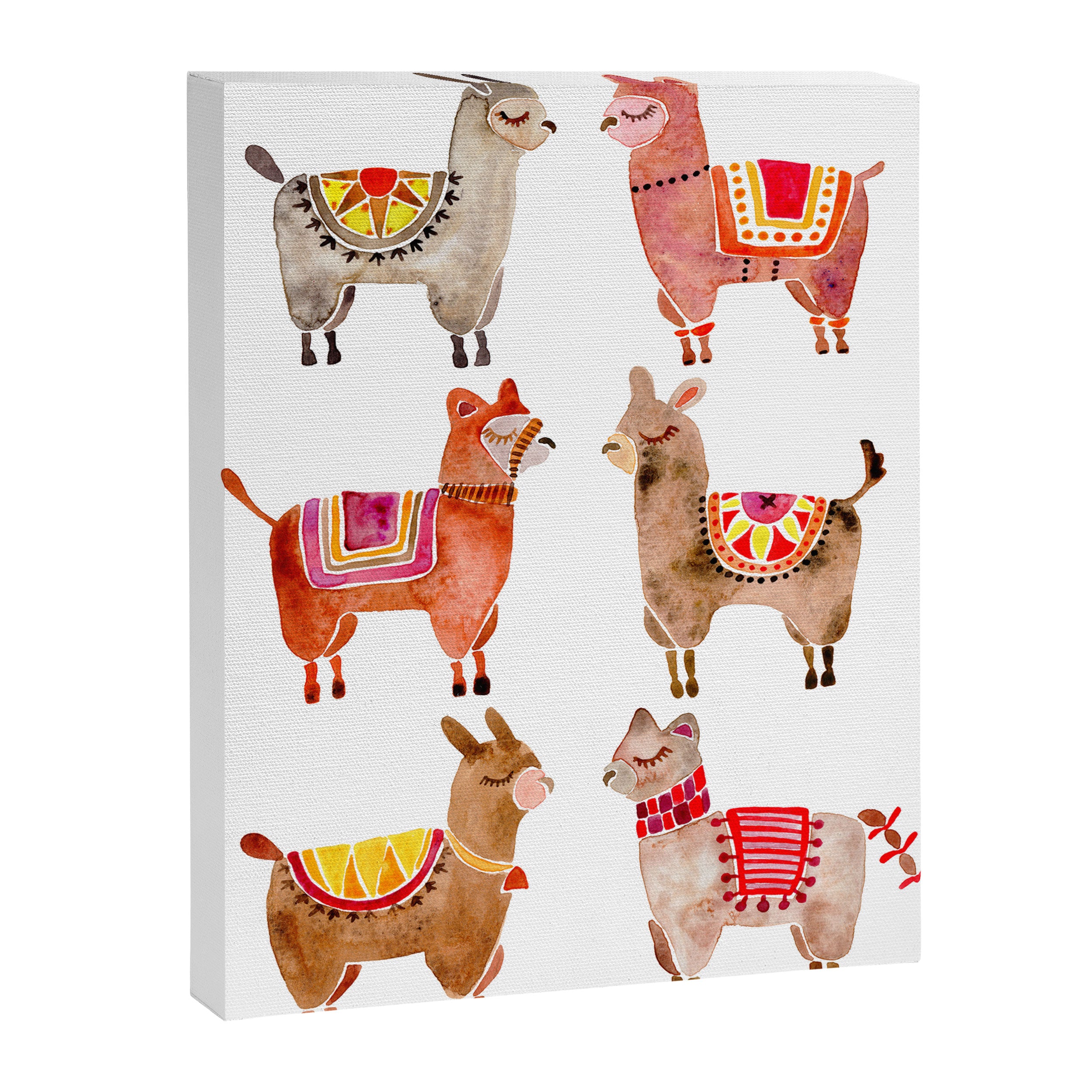 Alpacas Canvas Print Gallery Image 8