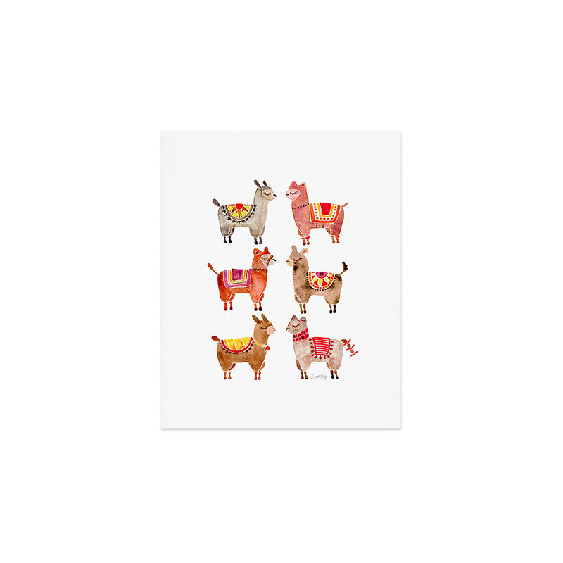 Alpacas Art Print Gallery Image 1