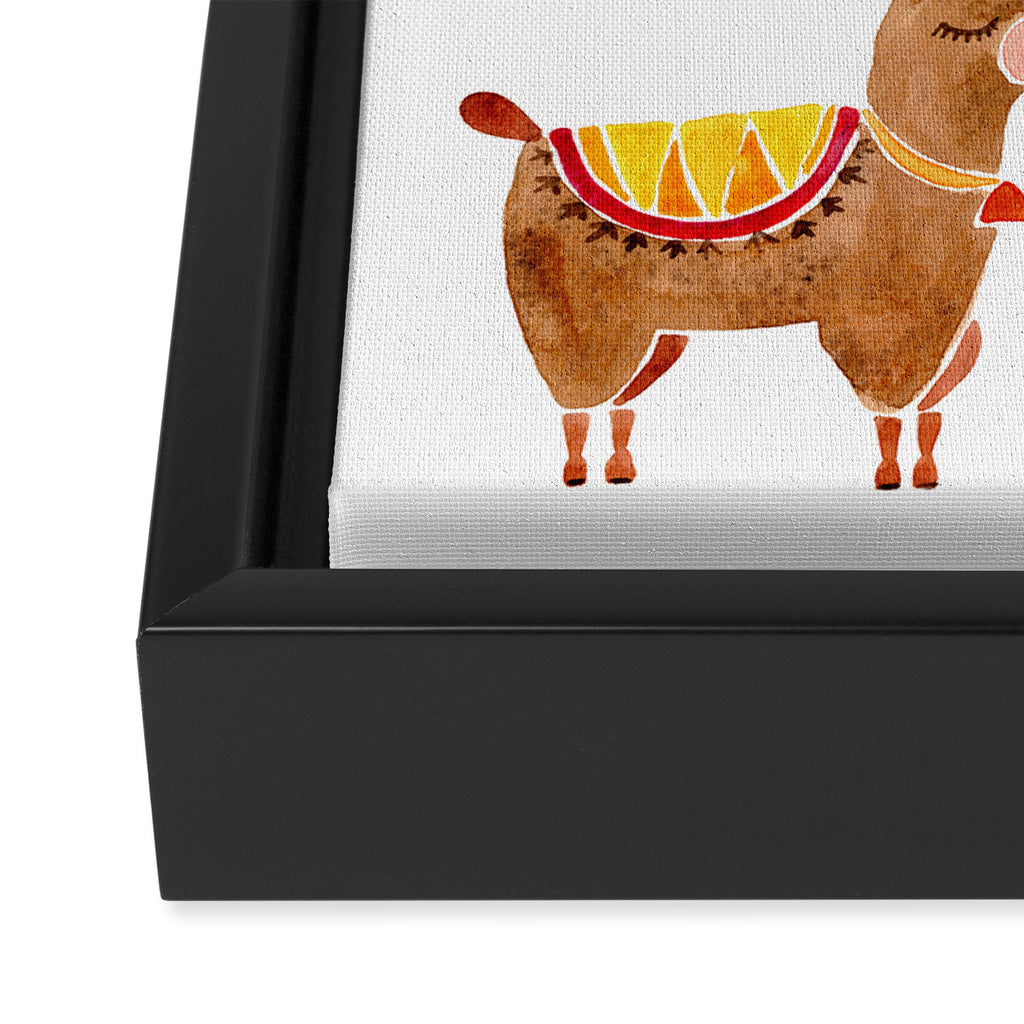 Alpacas Framed Canvas Print Gallery Image 3