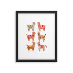 Alpacas Framed Art Print Gallery Image 6