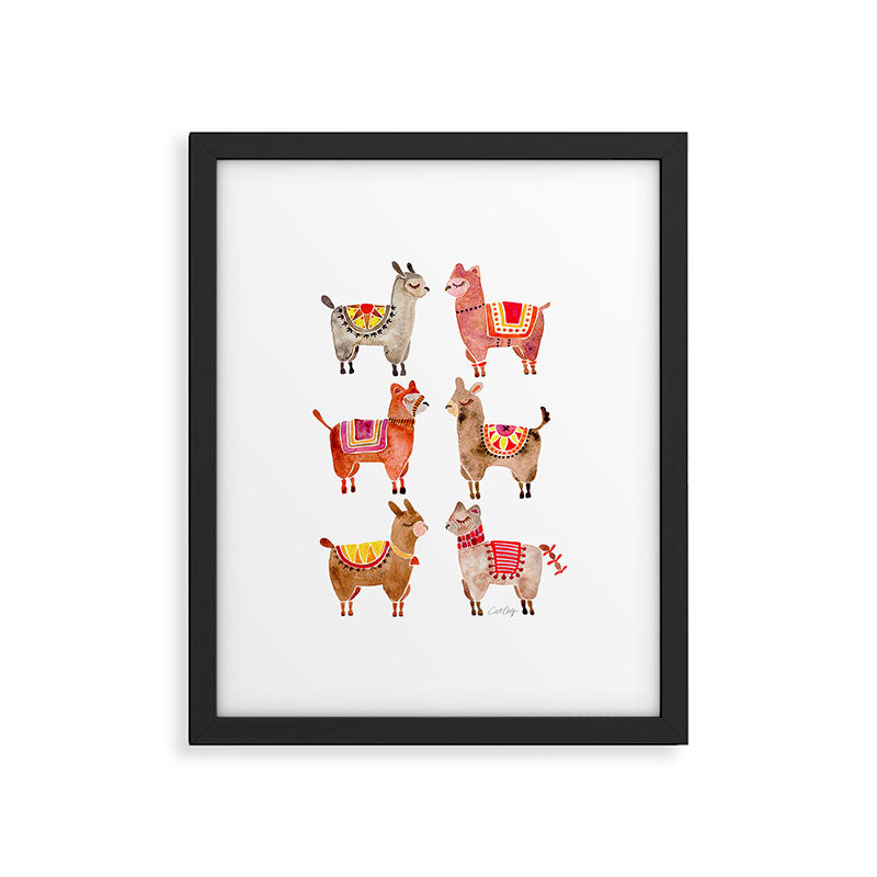 Alpacas Framed Art Print Gallery Image 6
