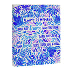 Always Remember - Indigo Palette Canvas Print Gallery Image 8
