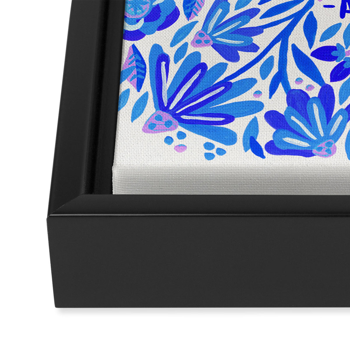 Always Remember - Indigo Palette Framed Canvas Print Gallery Image 3