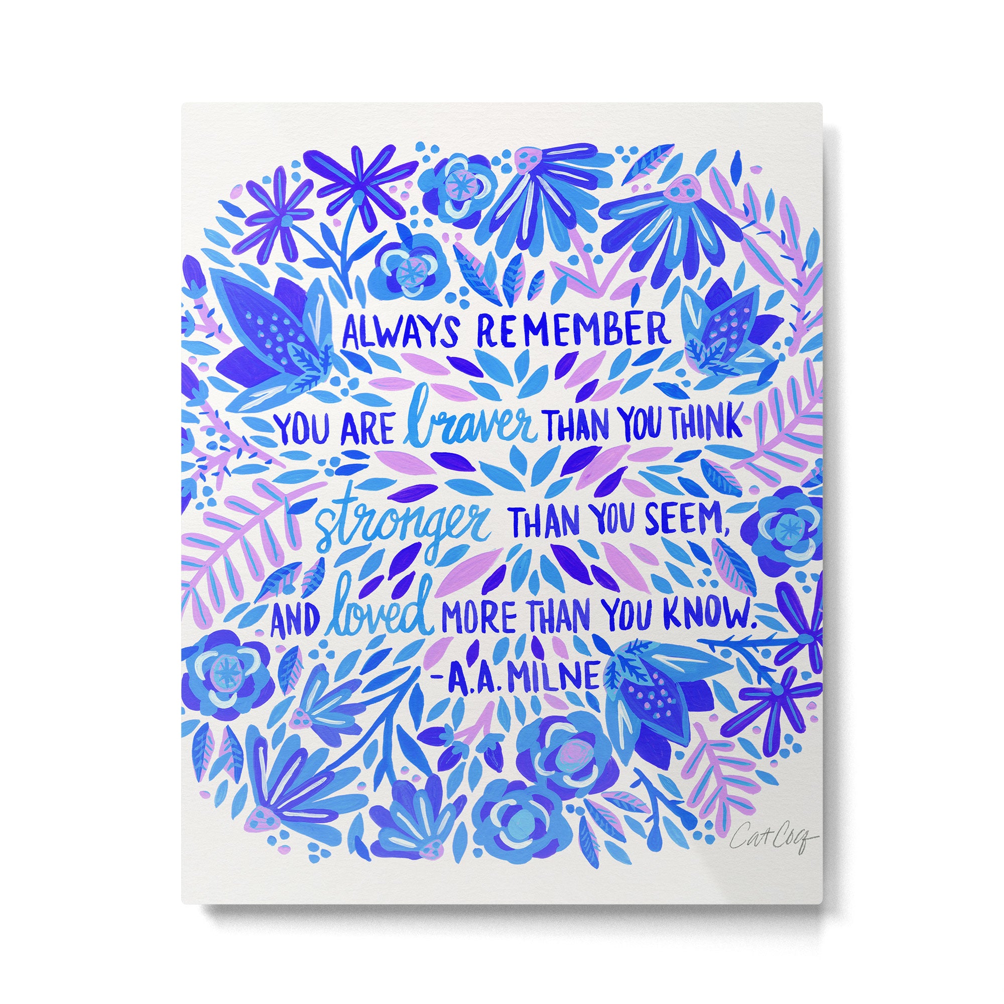 Always Remember - Indigo Palette Metal Print Gallery Image 6