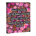 Always Remember - Pink & Charcoal Palette Canvas Print Gallery Image 8