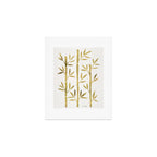 Bamboo Stems - Gold Palette Art Print Gallery Image 1