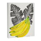 Banana Bunch - Yellow & Black Palette Canvas Print Gallery Image 6