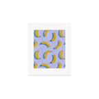 Banana Pattern - Blue Palette Art Print Gallery Image 1