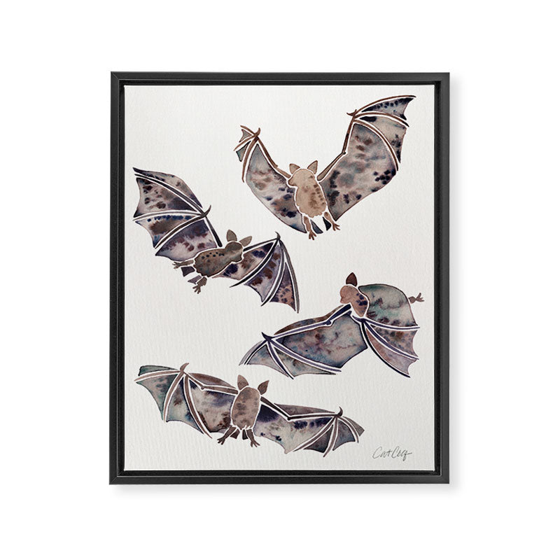 Bat Collection Framed Canvas Print Gallery Image 8