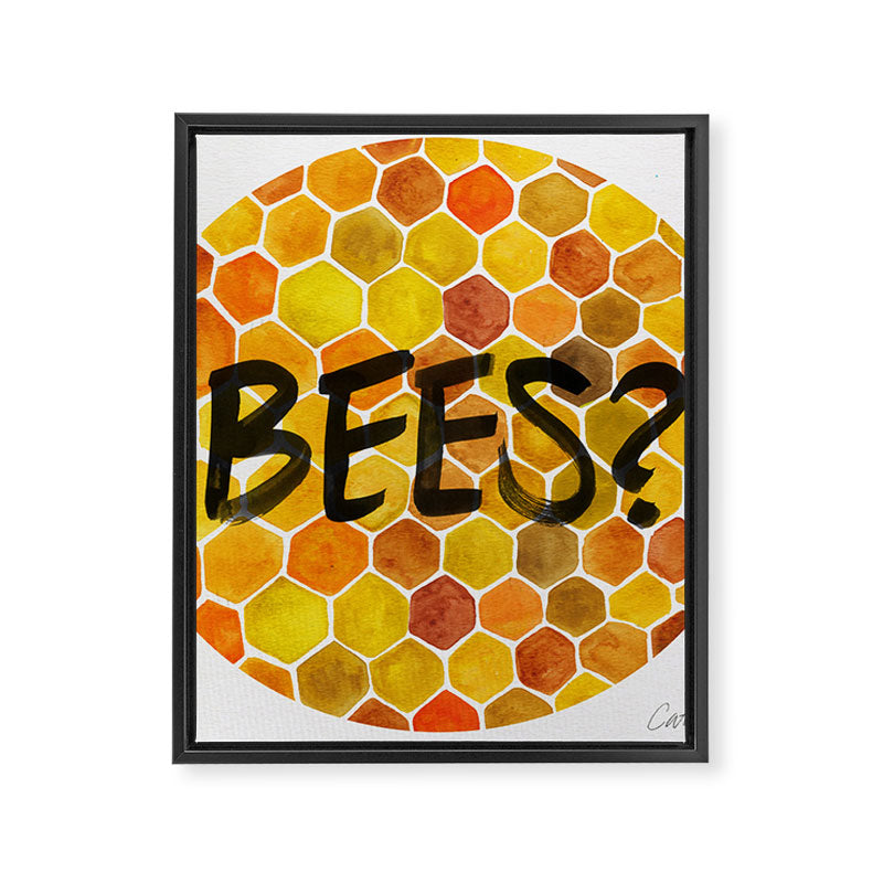 BEES? Framed Canvas Print Gallery Image 8