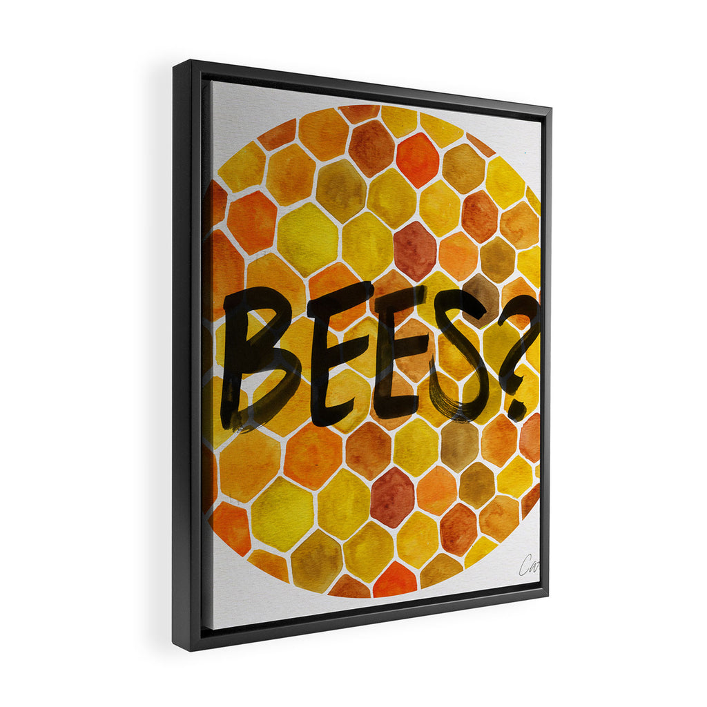 BEES? Framed Canvas Print Gallery Image 2