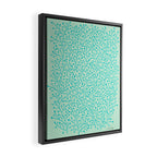 Berry Branches - Mint & Turquoise Palette Framed Canvas Print Gallery Image 2