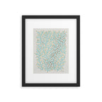 Berry Branches - Turquoise & Gold Framed Art Print Gallery Image 4