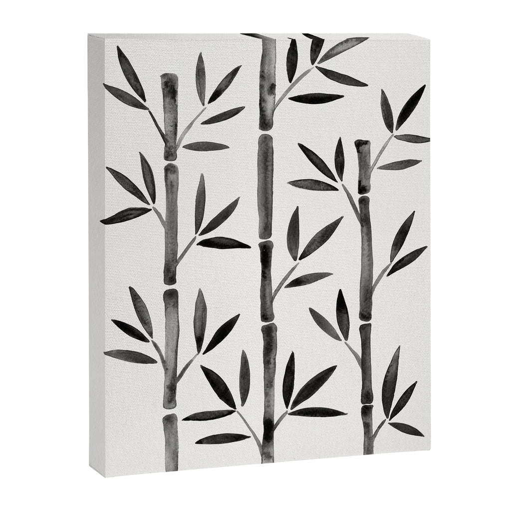 Black Bamboo Canvas Print Gallery Image 6